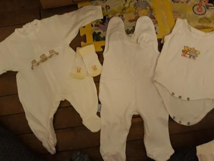 Mix balík overal, ponožky,dupačky,body na holčičku, 68–80