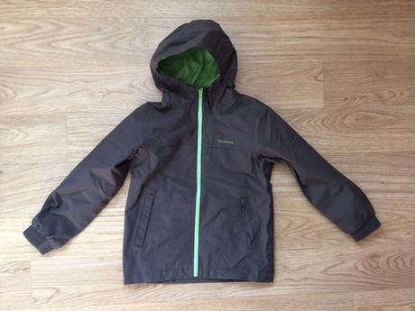 Zeleno-hnědá outdoor bunda, zn.quechua, vel.5-6let, quechua,116