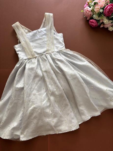 Ob/ šaty šedé - v.cca 5/6 let, monsoon,116