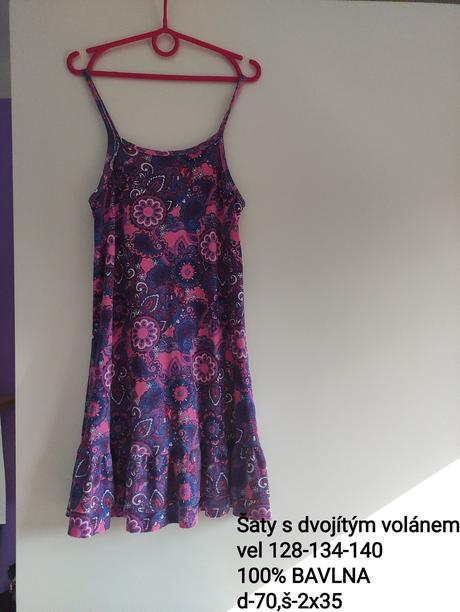 Šaty - vel 128-134, 128