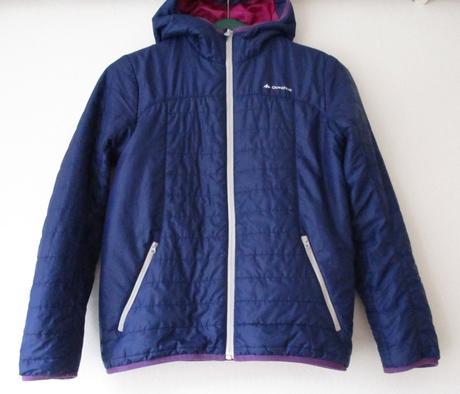 Dívčí přechodová prošívaná bunda quechua 152 158, quechua,152