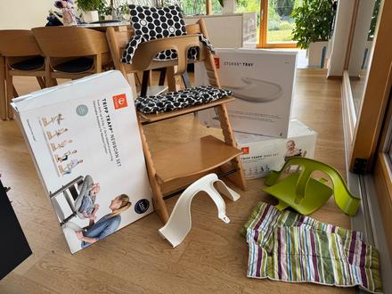 Stokke židle a dopňky, 