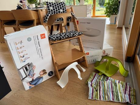 Stokke židle a dopňky, 