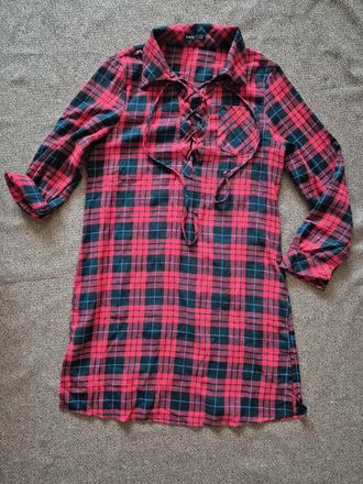 Dámské flanelové šaty shein vel. 36/38, 36