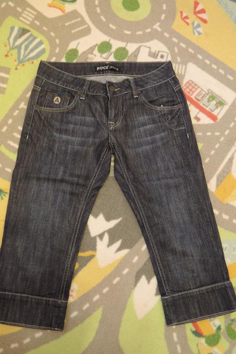 Džínové 3/4 kalhoty, 38