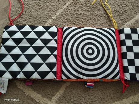 Látkové leporelo pro miminka,