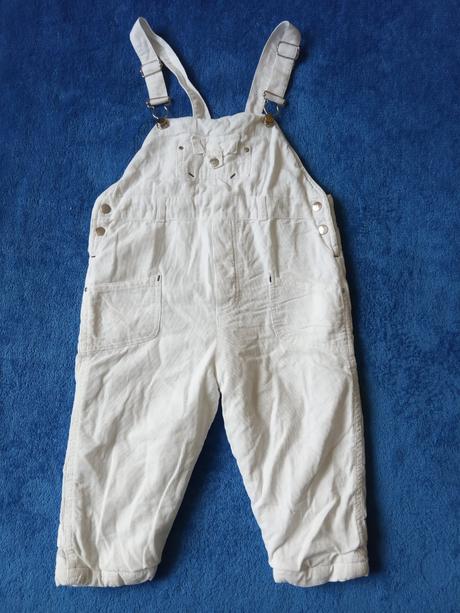 Zateplené kalhoty s laclem 1-2roky, 92