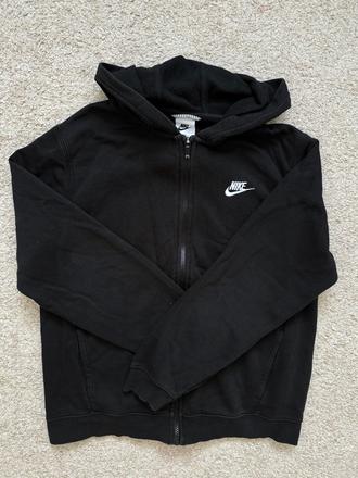 Černá mikina nike na zip, vel. 158/170, nike,158