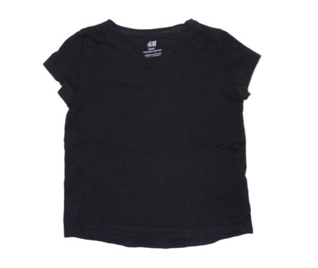 Bavlněné černé tričko vel. 92, h&m,92
