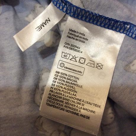 Bavlněné motýlkové šaty, h&m,134