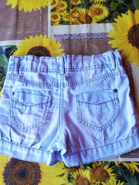 Šortky dívčí vel. 104 (3-4roky)., denim,104