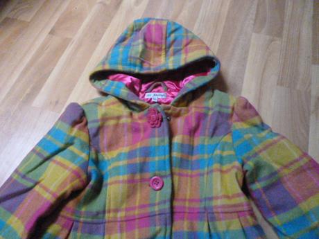Barevný kabát vel. 6-7, 122