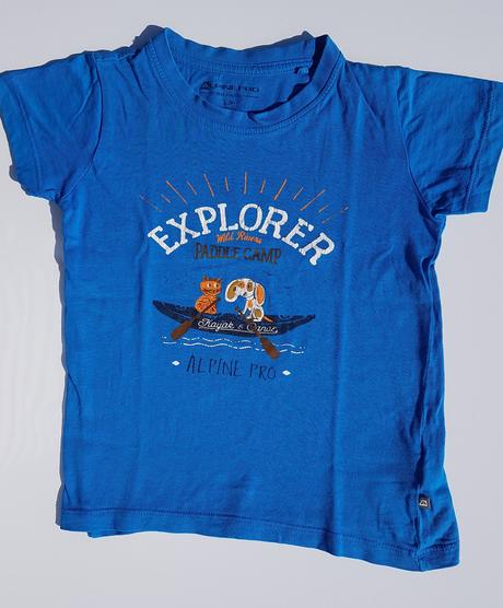 G431 chlapecké triko s kr. rukávem pejsek 110-116, alpine pro,110