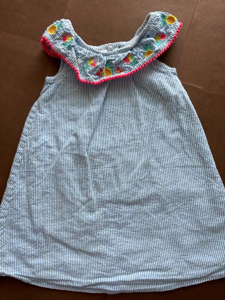 Ob/ šaty krátké pruhované - v.18/24 měs, marks & spencer,92