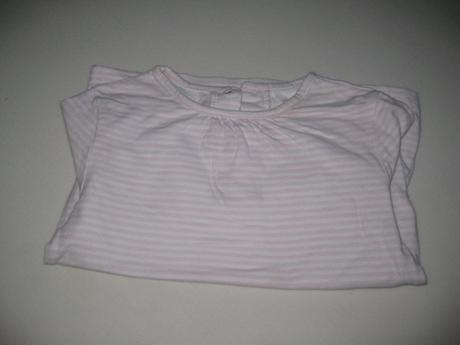 Souprava - riflové lacláče, triko, punčochy, c&a,92