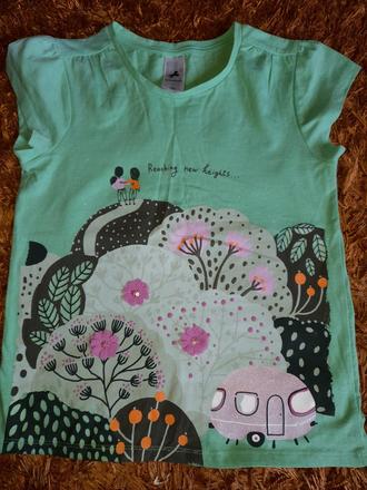 Tričko palomino zelené s obrázky c&a, palomino,140