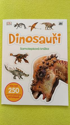 Samolepková knížka dinosauři, 