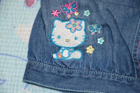 Džínová sukýnka hello kitty regulace v pase, marks & spencer,98