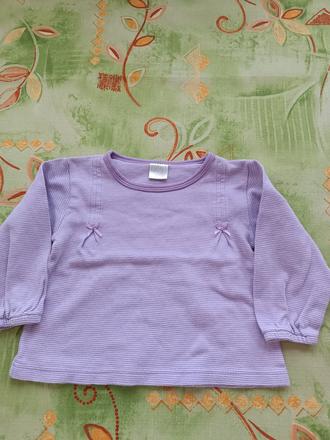 Dívčí tričko dlouhý rukáv, 86