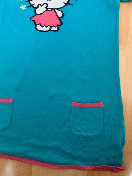 Úpletové šaty hello kitty marks & spencer vel. 116, marks & spencer,116