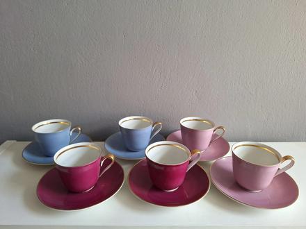 Porcelánové šálky sada, 