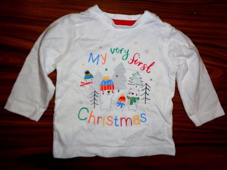 Krásné bílé vánoční tričko, 74