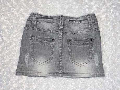 Šedá riflová/džínová sukně crash one, crashone,134