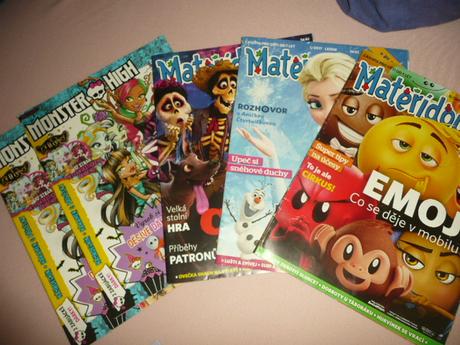 Dětské časopisy dráček mateřídouška 6ks,