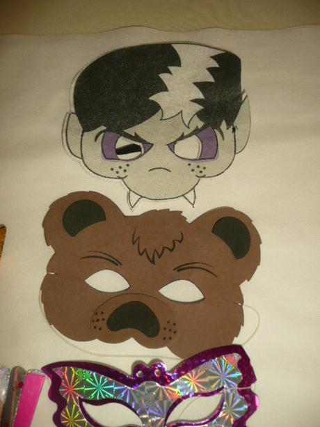 Maska na obličej halloween zombie škraboška,