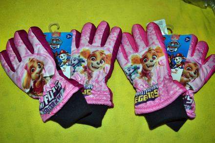 Šusťákové rukavice patrola 3-5let, setino,104 / 110 / 116
