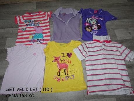 Set pro slečny vel 5 let, 104–116