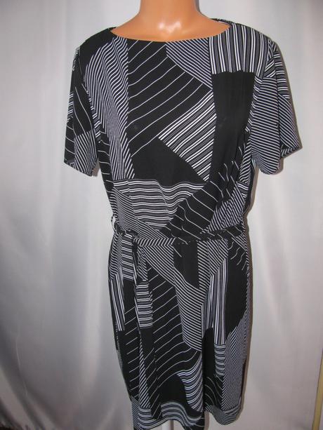 Dámské černo bílé šaty-atmosphere, atmosphere,42