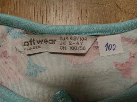 2 x noční košilka lindex, vel 98/104, lindex,98