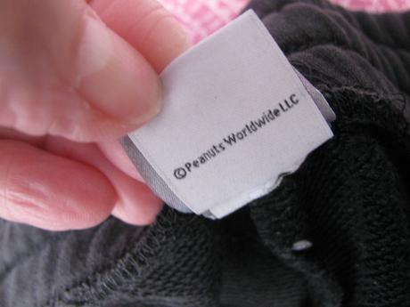 Černé bavlněné tepláky puma peanuts, puma,140