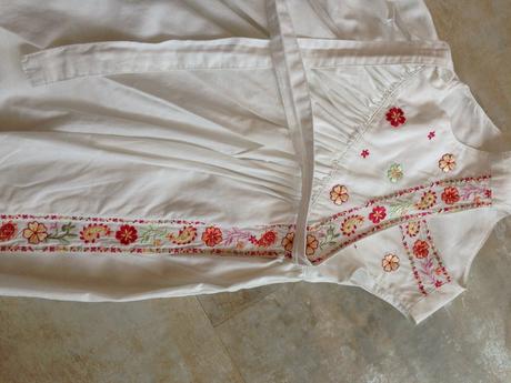 Zavinovací šaty 1,5-2r výšivka mothercare květiny, mothercare,92