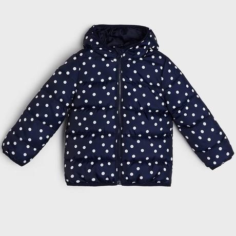 Přechodová prošívaná bunda puntíkovaná vel. 86, fox & bunny,86