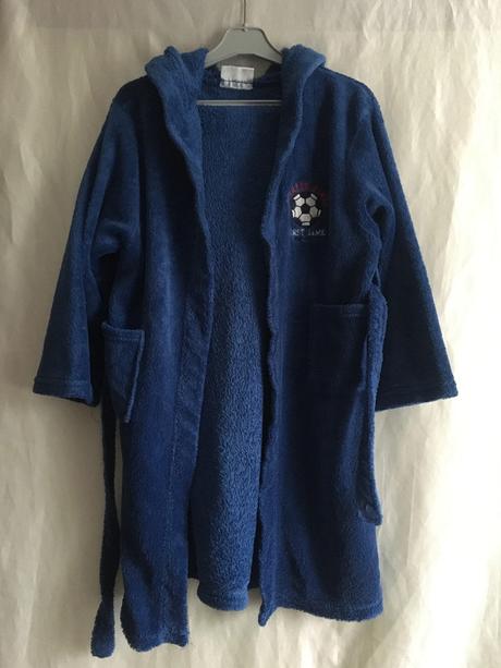 Vel. 122 fotbalový modrý župan, 122