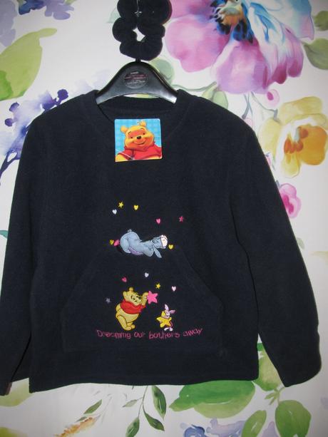 Dívčí modrá fleecová mikina se zvířátky disney, disney,116