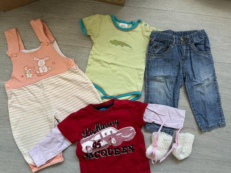 Sada oblečení, vel. 74 - 5 ks, 68–80