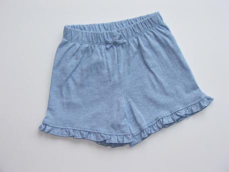 K1044 bledě modré kraťasy vel. 74, george,74