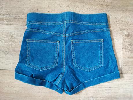 Džegínové šortky, h&m,146