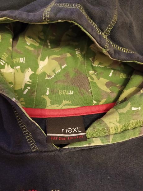 Mikina next vel. 104 s dinosaurem, next,104