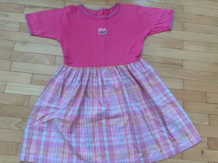 Dívčí šaty s krátkým rukávem vel. cca 6-7 let, 116