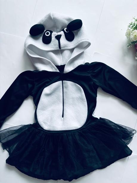 An25/ kostým panda - v.cca 9/12 měsíců, 