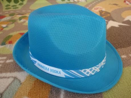 Klobouk-klobouček nejen na karneval modrý., 