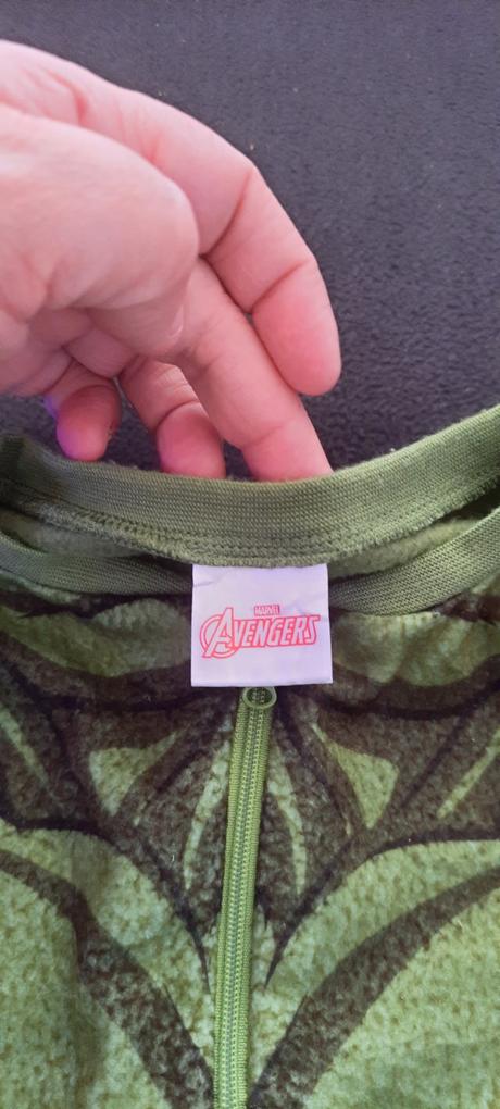 Chlapecký fleesový overal marvel, vel. 5-6let, marvel,116