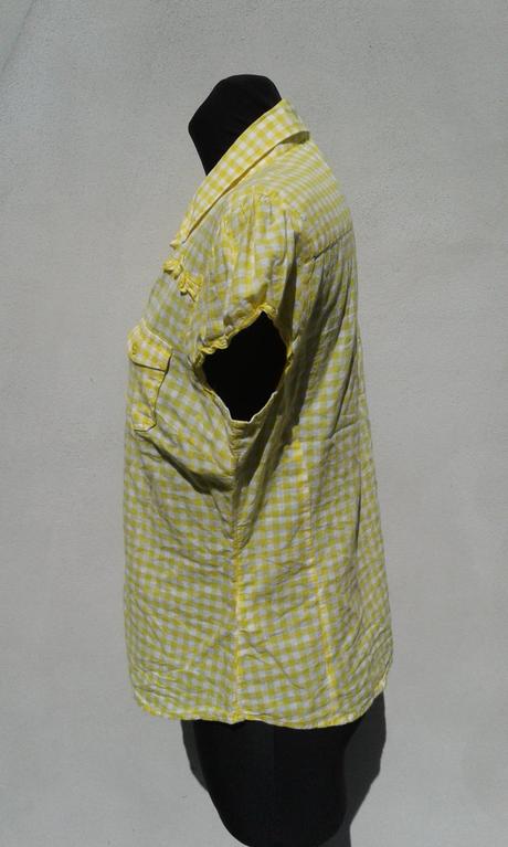 Plátýnková košile blůzka papaya - vel.40/42, papaya,40