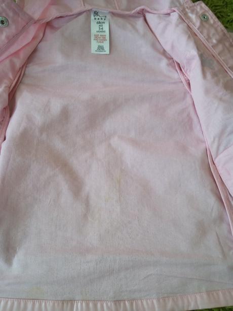 Nepromokavý kabátek zn.bhs baby, bhs,68