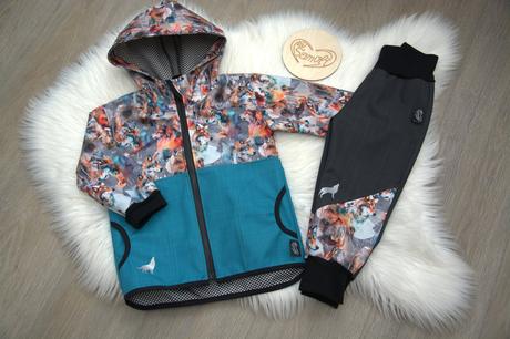 Softshellová bunda, vel. 86-158 - na přání, 80 - 158