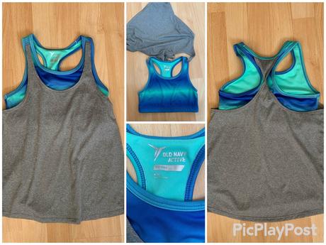 Sportovní tílko & top old navy active vel. 122/128, old navy,122